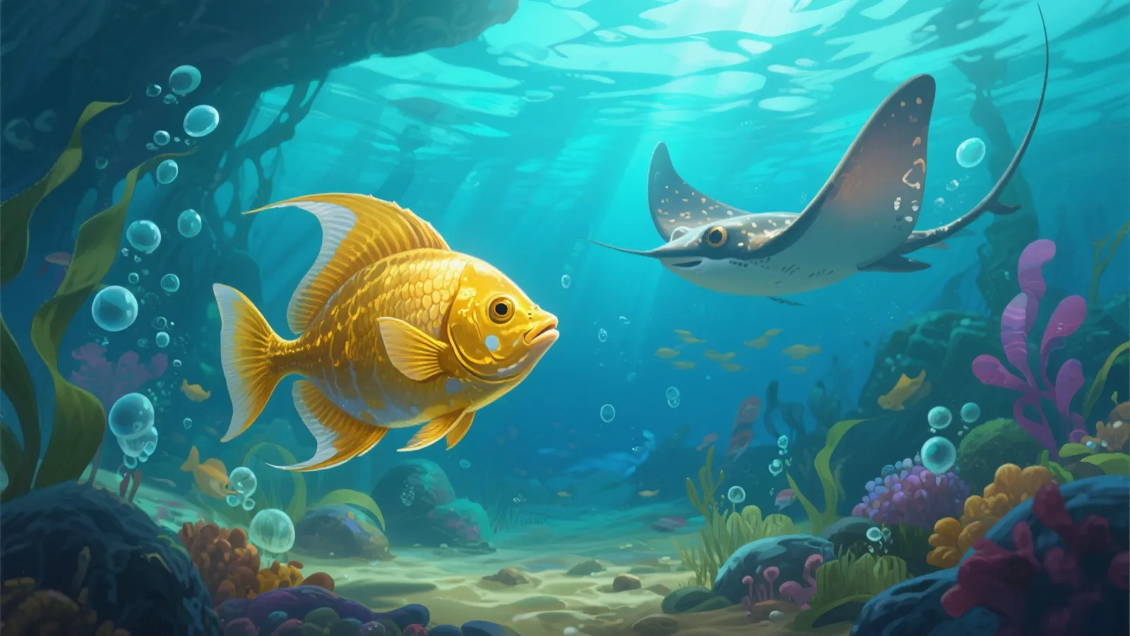 海底世界主题插图