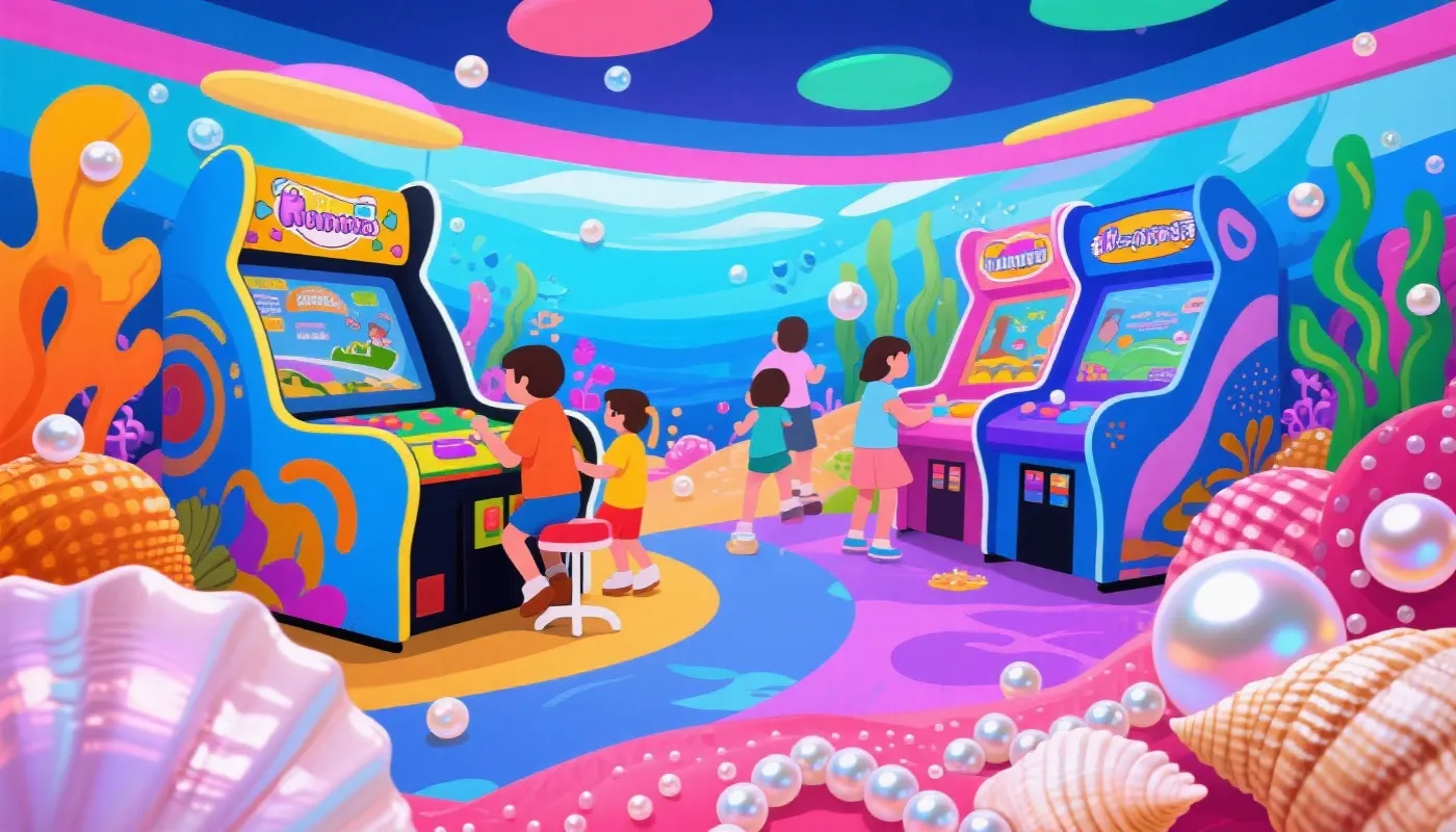 丰富的捕鱼场景示意图